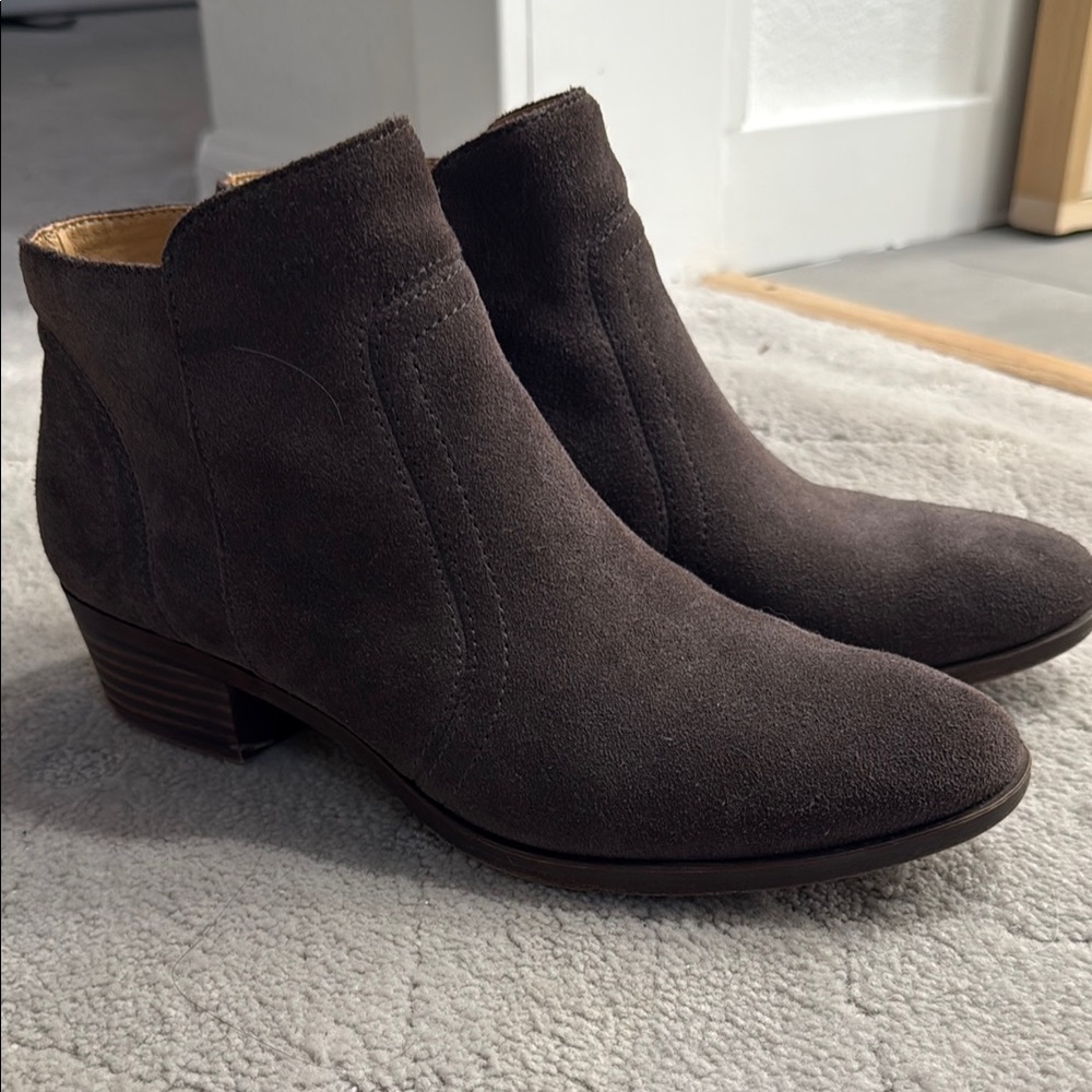 Lucky Brand Suede Ankle Boots